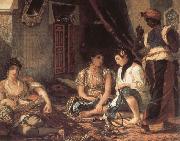 Eugene Delacroix The Women of Algiers oil painting reproduction